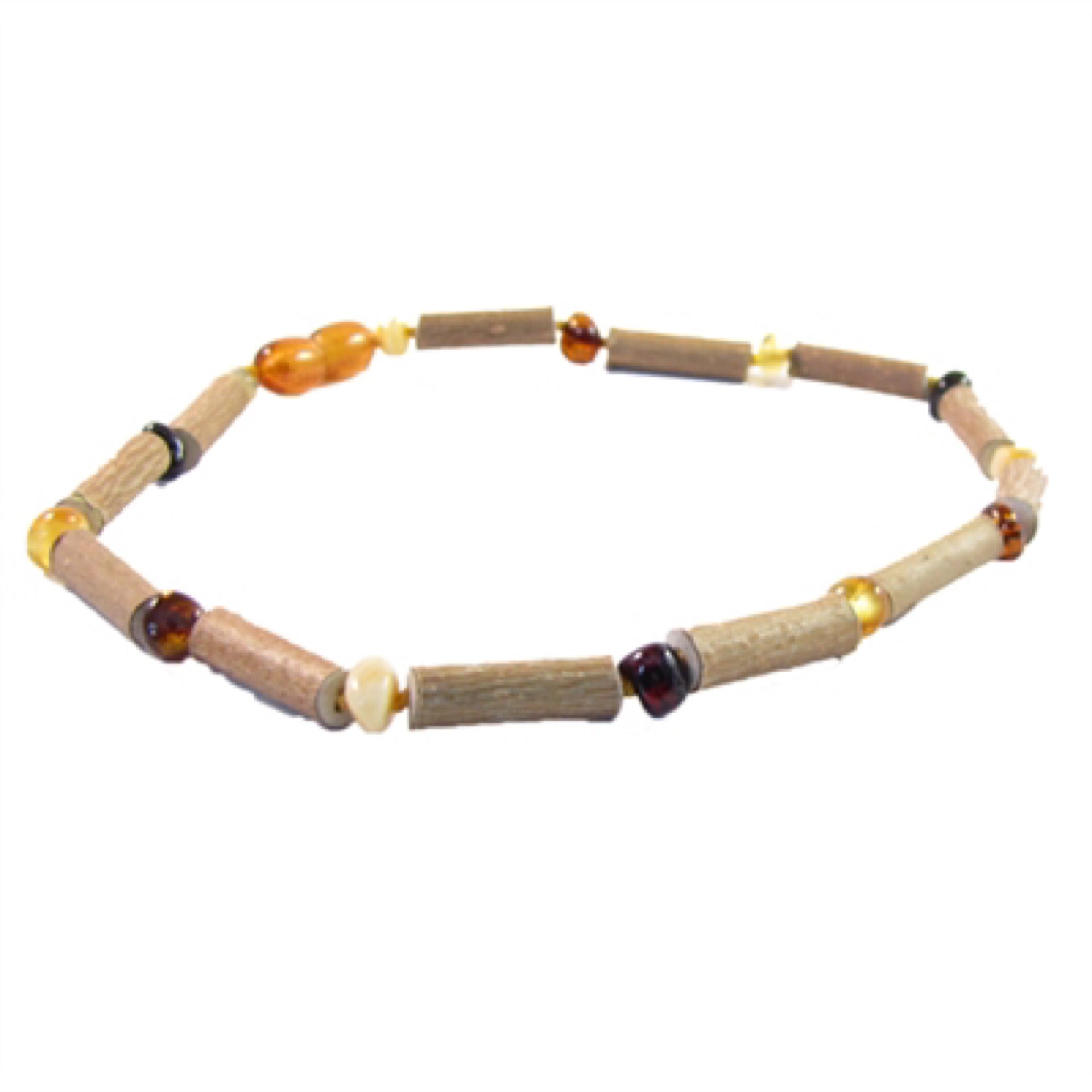 Amber Hazelwood Necklace 10 In. Polished Multi Screw Melons and Cuties Boutique